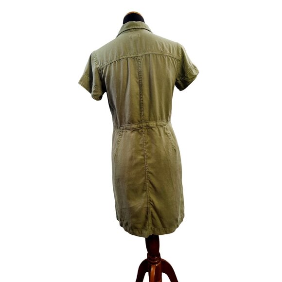 J Crew Women's Olive Green Dress Size 4 - Picture 3 of 7